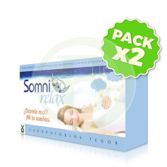 Pack 2x Somnirelax 40 Cápsulas Tegor