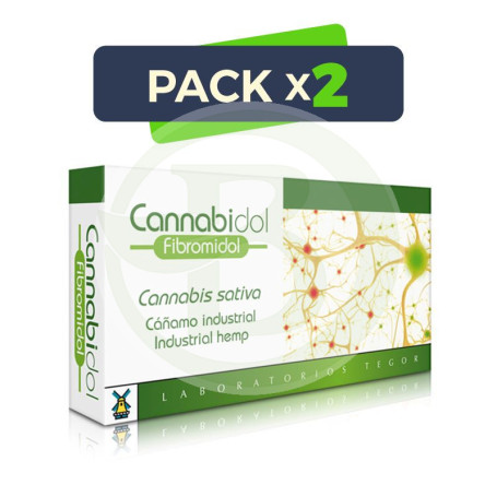Pack 2x Fibromidol 40 Cápsulas Tegor