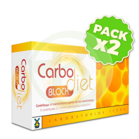 Pack 2x Carbodiet Block 60 Cápsulas Tegor