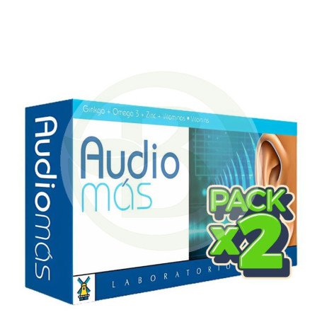 Pack 2x Audiomás 40 Cápsulas Tegor