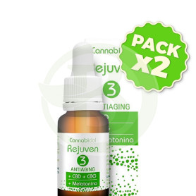 Pack 2x Cannabidol Rejuven 3 15Ml Tegor