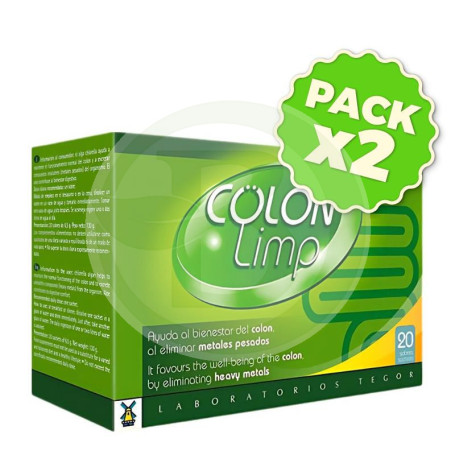 Pack 2x Colon Limp 20 Sobres Tegor