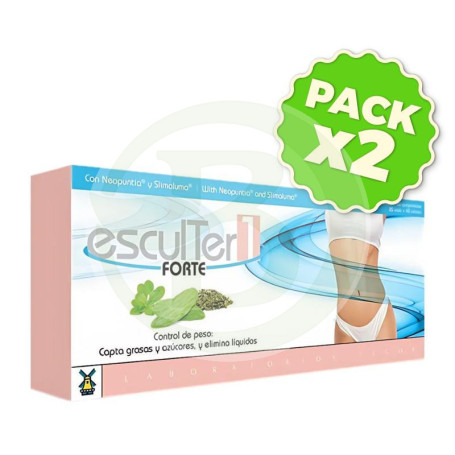Pack 2x Esculter Forte 1 20 Viales + 40 Comprimidos Tegor