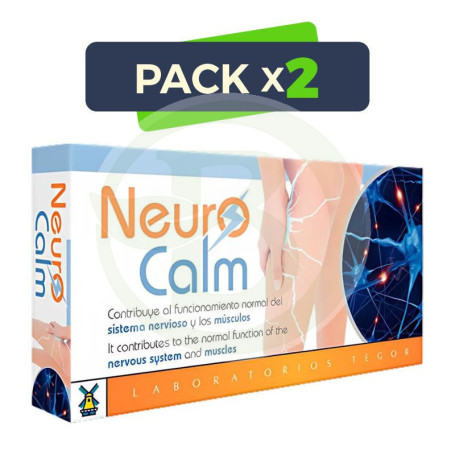 Pack 2x Neuro Calm 30 Comprimidos Infusionables Tegor