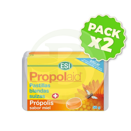 Pack 2x Propolaid Pastilla Blanda Miel 50Gr. ESI - Trepat Diet