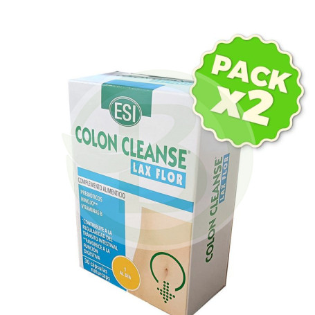 Pack 2x Colon Cleanse Flor 30 Cápsulas ESI - Trepat Diet