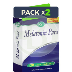 Pack 2x Melatonina 120 Tabletas 1Mg. ESI - Trepat Diet