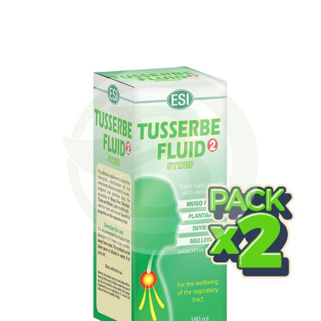 Pack 2x Tusserbe Fluid 2 180Ml. ESI - Trepat Diet