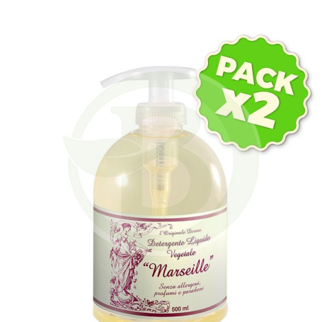 Pack 2x Jabón de Marsella Líquido 500Ml. ESI - Trepat Diet