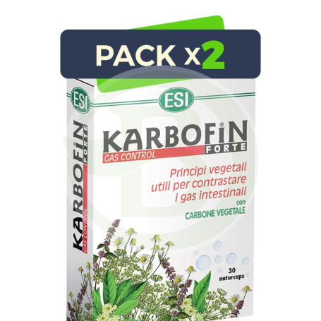Pack 2x Karbofin Forte 30 Cápsulas ESI - Trepat Diet