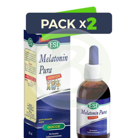Pack 2x Melatonina Pura Junior 1Mg. 40Ml. ESI