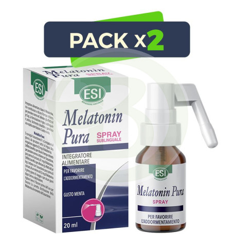 Pack 2x Melatonin Pura Spray 20Ml. Esi