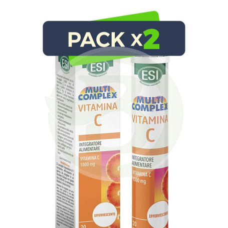 Pack 2x Vitamina C 1.000Mg. 20 Comprimidos Esi