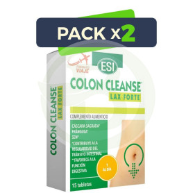 Pack 2x Colon Cleanse Lax Forte 15 Tabletas Esi