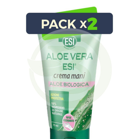 Pack 2x Crema De Manos De Aloe Vera 75Ml Esi