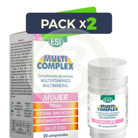 Pack 2x Multicomplex Mujer 30 Comprimidos Esi