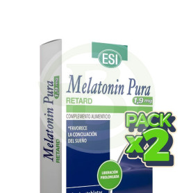 Pack 2x Melatonin Retard Pura 1,9Mg 30 Micro Tabletas Esi