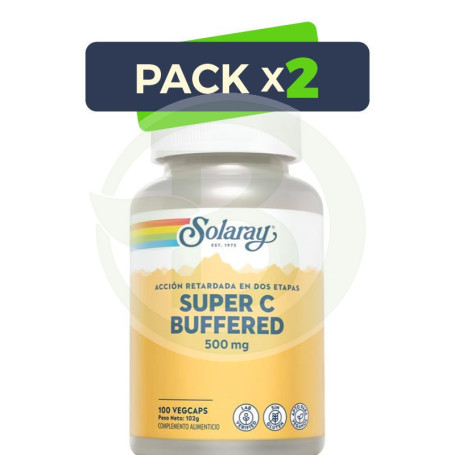 Pack 2x Super C 100 Cápsulas Solaray