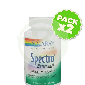 Pack 2x Spectro Energy Multi-Vita-Min 120 Cápsulas Solaray
