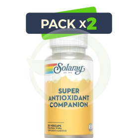 Pack 2x Super Antioxidant Companion 30 Cápsulas Solaray