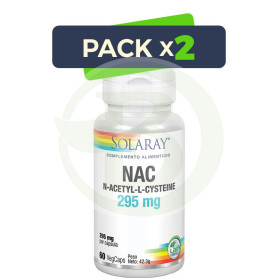 Pack 2x NAC 60 Cápsulas Solaray