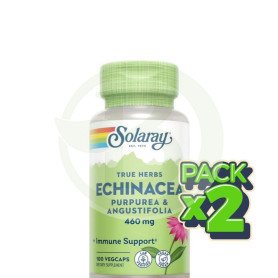Pack 2x Echinacea (PUR/ANGUS) 460Mg. 100 Cápsulas Solaray