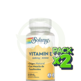 Pack 2x Vitamina E 50 Cápsulas Solaray