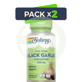 Pack 2x Black Garlic Bulb 50 Cápsulas Solaray