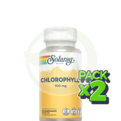 Pack 2x Chlorophyll 90 Comprimidos Solaray