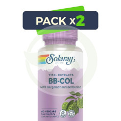 Pack 2x Bb-Col (Bergamota y Berberina) 60 Cápsulas Solaray