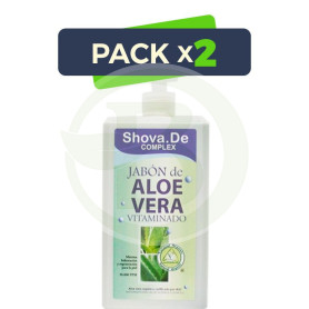 Pack 2x Jabón de Aloe Vera 1000Ml. Shova De
