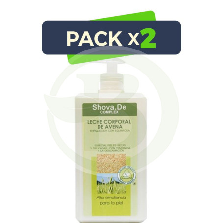 Pack 2x Leche Corporal de Avena 1000Ml. Shova De