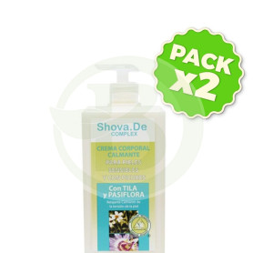 Pack 2x Crema Corporal Calmante 1000Ml. Shova De