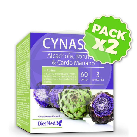 Pack 2x Cynasine 60 Comprimidos Dietmed