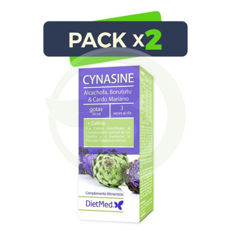 Pack 2x Cynasine Gotas 50Ml. Dietmed