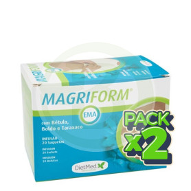 Pack 2x Magriform EMA 20 Bolsitas Infusión Dietmed