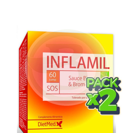 Pack 2x Inflamil 60 Comprimidos Dietmed