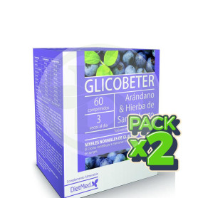 Pack 2x Glicobeter 60 Comprimidos Dietmed