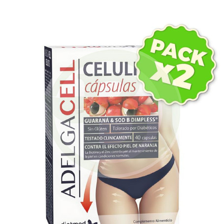 Pack 2x Adelgacell 40 Cápsulas Dietmed