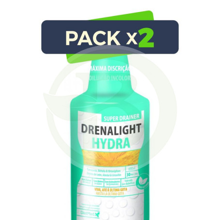 Pack 2x Drenalight Hydra (Super Drainer) 600Ml. Dietmed
