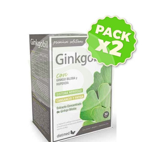 Pack 2x Ginkgobil 60 Cápsulas Dietmed