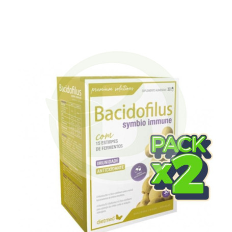 Pack 2x Bacidofilus Symbio Inmune 30 Cápsulas Dietmed