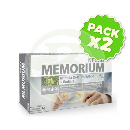 Pack 2x Memorium Neuro 30 Ampollas Dietmed
