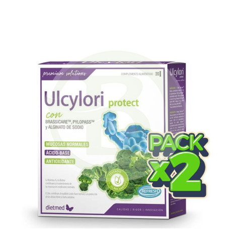 Pack 2x Ulcylori Protect 20 Sticks Dietmed