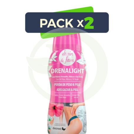 Pack 2x Drenalight Drain Firm 600Ml Dietmed
