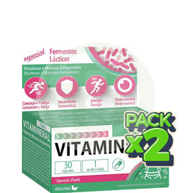 Pack 2x Vitamineral Nutri 30 Capsulas Dietmed