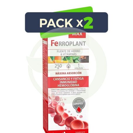 Pack 2x Ferroplant Max 250Ml Dietmed