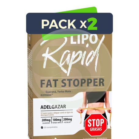 Pack 2x Liporapid Fat Stopper 30 Comprimidos Dietmed