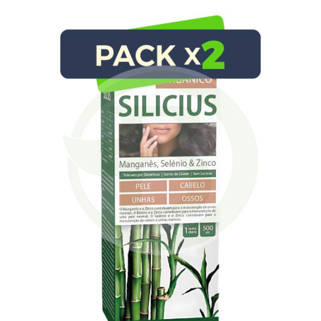 Pack 2x Silicius Orgánico Solución Oral 500 Ml Dietmed