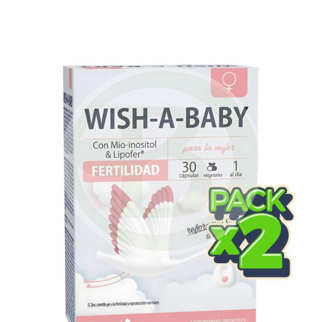 Pack 2x Wish a Baby 30 Cápsulas Dietmed